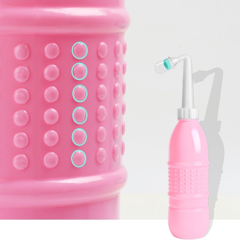 500ML (Unisex) Peri Bottle for Postpartum Women, Portable Travel Bidet for Baby, Hemorrhoids Patients, or Bedridden Patient Menstrual Cup Buddy