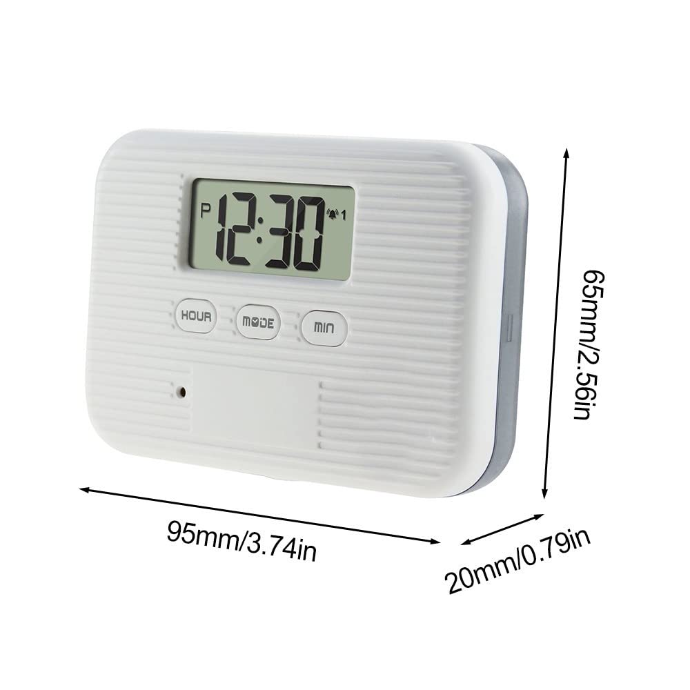 Pill Timer,Electronic Pill Dispenser Digital Pill Organizer Medication Organizer Automatic Alarm Reminder for Travel Home Use