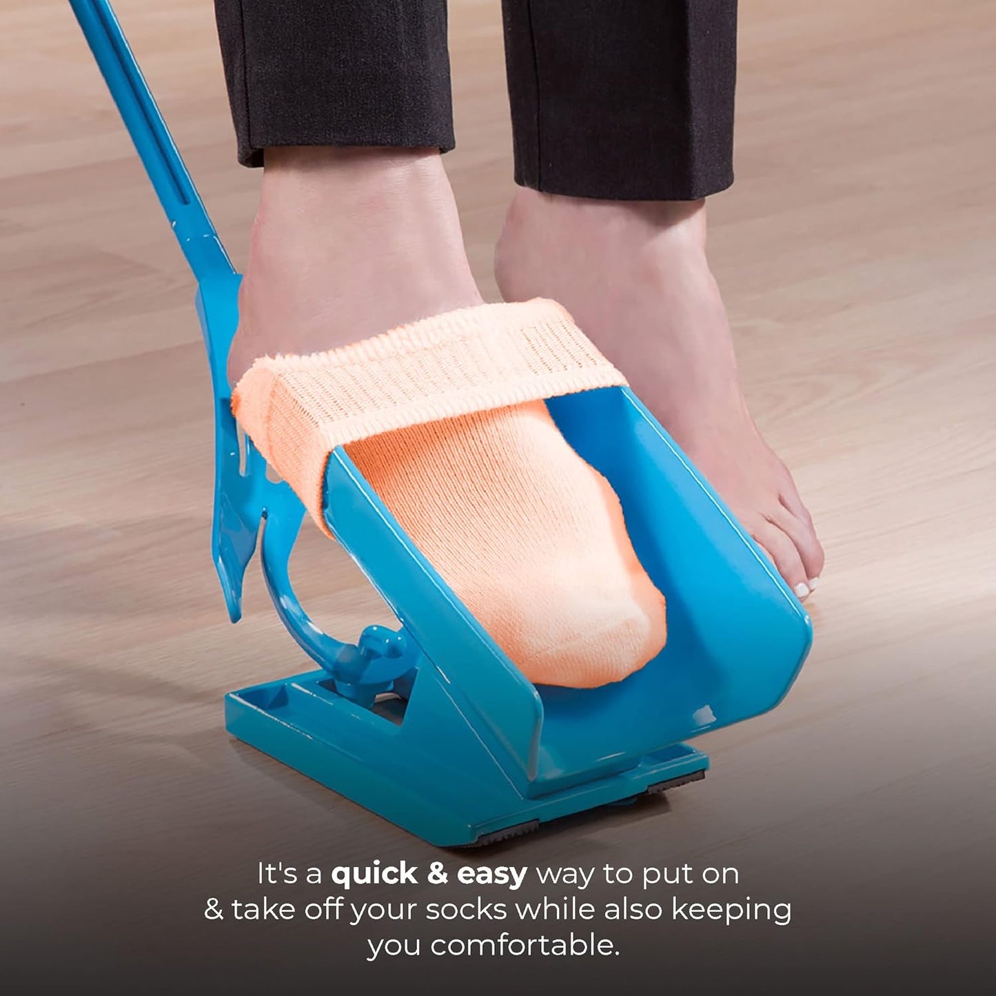 Easy-On Easy-Off Sock Slider Kit - No Bending,Strenching and Straining and Portable for Travel