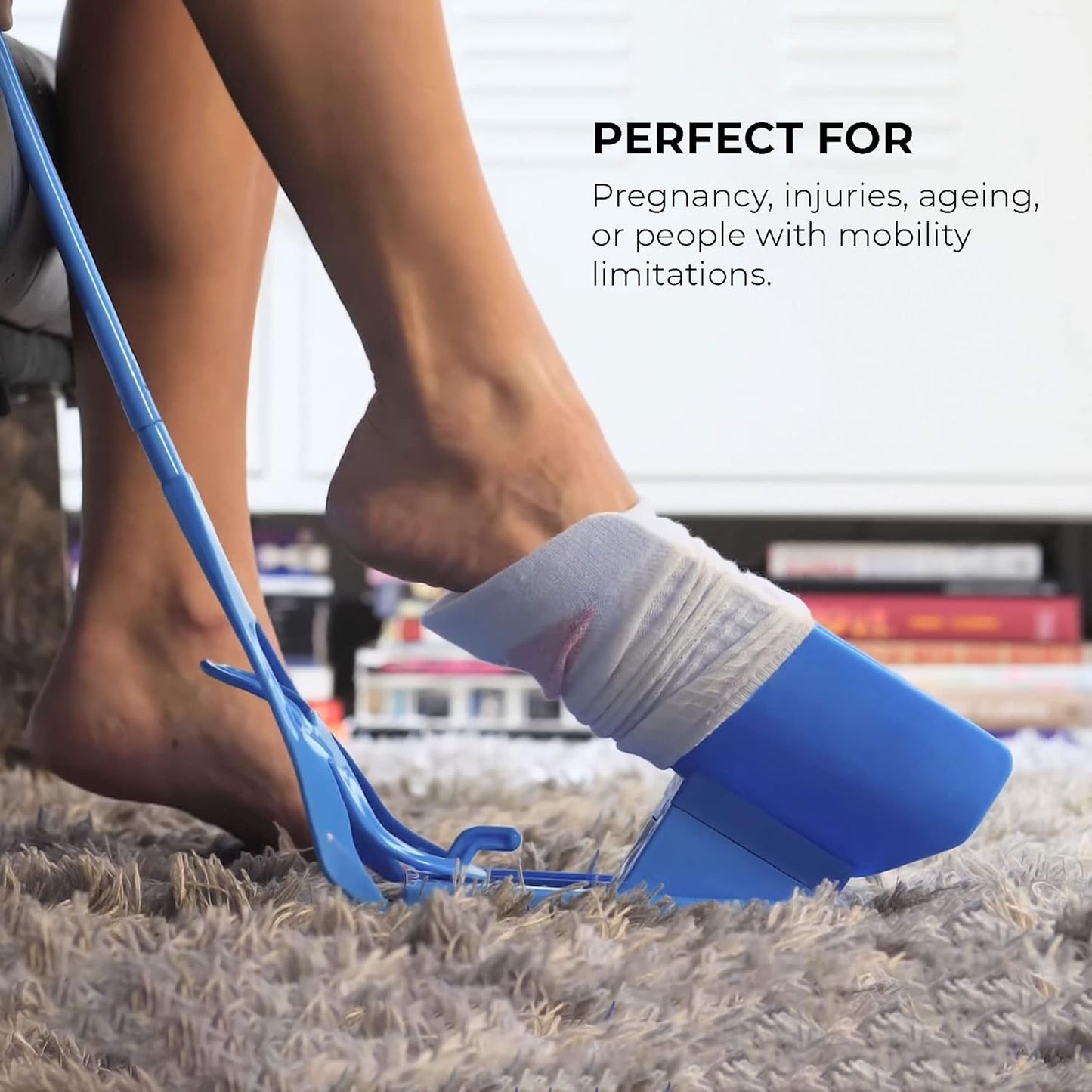 Easy-On Easy-Off Sock Slider Kit - No Bending,Strenching and Straining and Portable for Travel