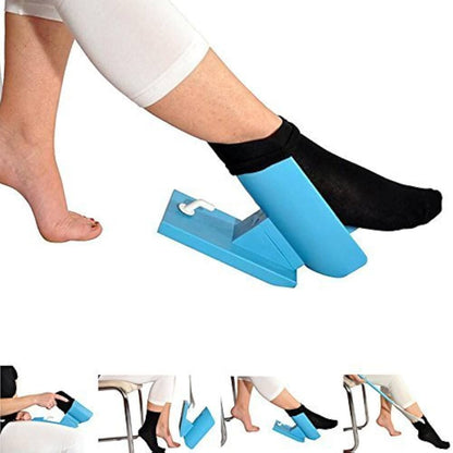 Easy-On Easy-Off Sock Slider Kit - No Bending,Strenching and Straining and Portable for Travel