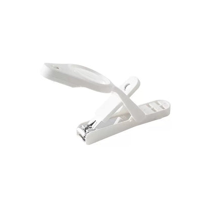 Easy-View Finger and Toe Nail Clippers with Magnifying Glass Mirror Manicure Pedicure Trimmer Tools and Kits with LED | Seniors & Children