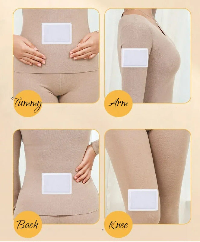 10pcs Travel Winter Heat/Self Adhesive Warm Pad/Period Menstrual Cramp Pain Relief Multipurpose