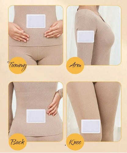 10pcs Travel Winter Heat/Self Adhesive Warm Pad/Period Menstrual Cramp Pain Relief Multipurpose